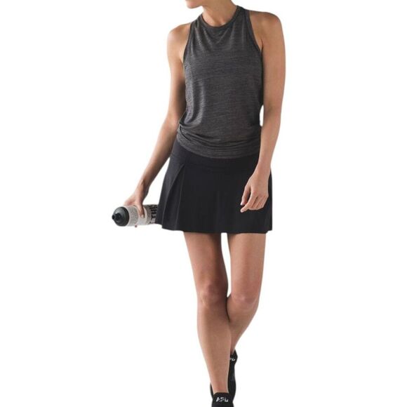 Lululemon Lost In Pace Mid-Rise Skirt (Tall) *Black - Picture 7 of 10